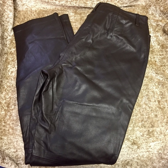 Lauren Ralph Lauren Pants - Lauren Ralph Lauren chocolate brown leather pants.
